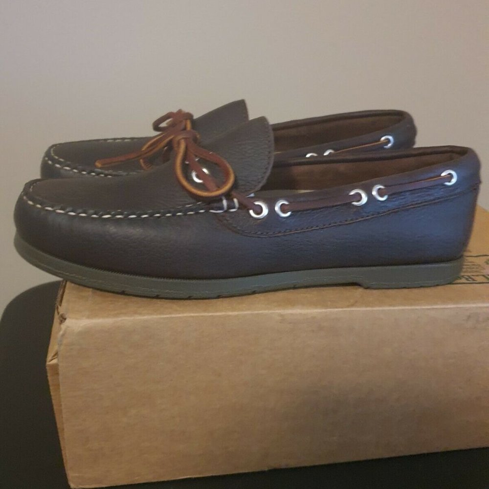 L.L.BEAN Camp Moc's W's Dark Brown wmns size 10 M